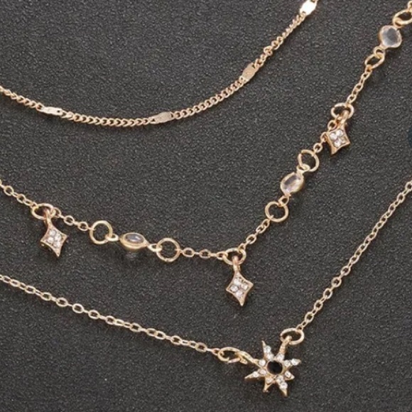 🧑🏻‍🎤Stars Necklace - Picture 4 of 7
